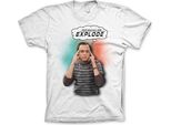 Sheldon - La Tua Testa Ora Esploderà - Maglietta Grande - Bianco