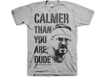 Maglietta "Calmer Than You Are, Dude"" - Xx-Large - Grigio-Erba"