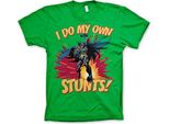 Batman - Maglietta "I Do My Own Stunts"" - Media - Verde"