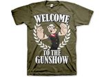Popeye - Maglietta "Welcome To The Gunshow"" - Xx-Large - Olive"