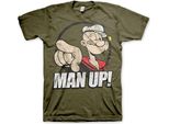 Braccio Di Ferro - Uomo In Gamba! Maglietta - Xx-Large - Olive
