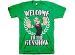 Popeye - Maglietta "Welcome To The Gunshow"" - Media - Verde"