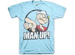Braccio Di Ferro - Uomo In Gamba! Maglietta - Xx-Large - Skyblue