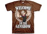 Popeye - Maglietta "Welcome To The Gunshow"" - Media - Marrone"