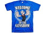 Popeye - Maglietta "Welcome To The Gunshow"" - Media - Blu"