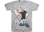 Popeye - Maglietta "Game Is Tight"" - Media - Grigio-Erba"