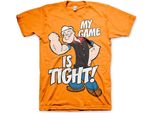 Popeye - Maglietta "Game Is Tight"" - Xx-Large - Arancione"