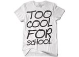Maglietta Too Cool For School - Grande - Bianco