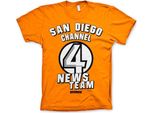 Maglietta San Diego Channel 4 - Xx-Large - Arancione