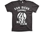 Maglietta San Diego Channel 4 - Grande - Grigio Scuro