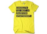 Maglietta Cruelty Is Not A Fashion Statement - Xx-Large - Giallo