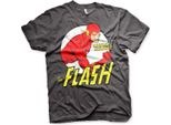 The Flash - Maglietta Dell'uomo Più Veloce Del Mondo - Piccolo - Grigio Scuro