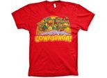 Tmnt - Maglietta Cowabunga - Xx-Large - Rosso