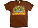 Tmnt - Maglietta Cowabunga - Xx-Large - Marrone