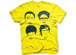 Maglietta Big Bang Theory Prefix Heads - Media - Giallo