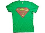 Maglietta Superman Washed Shield - Media - Verde