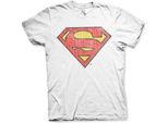 Maglietta Superman Washed Shield - Xx-Large - Bianco