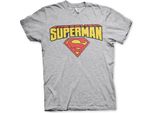 Maglietta Con Logo Superman Blockletter - Medium - Heather-Grey