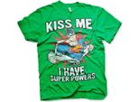 Maglietta Kiss Me - I Have Super Powers - Grande - Verde