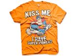 Maglietta Kiss Me - I Have Super Powers - Small - Arancione