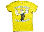 Popeye - Maglietta Con Queste Pistole Cariche - Xx-Large - Giallo
