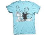 Maglietta All This And Brains Too - Medium - Skyblue