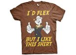 Popeye - Maglietta I�D Flex - Xx-Large - Marrone