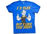 Popeye - Maglietta I�D Flex - Xx-Large - Blu