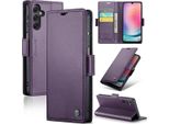 Custodia Galaxy A24 4G, Custodia In Pelle Con Funzione Stand Per Samsung Galaxy A24 4G Viola
