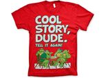 Tmnt - Maglietta Cool Story Dude - Xx-Large - Rosso