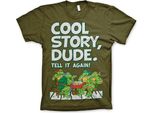 Tmnt - Maglietta Cool Story Dude - Xx-Large - Olive