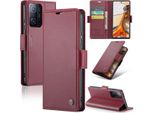 Xiaomi 11T Pro Case, Custodia In Pelle Con Funzione Stand Per Xiaomi 11T / 11T Pro Red