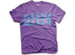 Maglietta Miami Vice Con Logo Distressed - Xx-Large - Viola