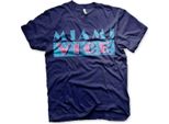 Miami Vice - Maglietta Con Logo Distressed - Xx-Large - Navy