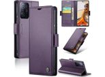 Xiaomi 11T Pro Case, Custodia In Pelle Portafoglio Carta Cover Protettiva Con Funzione Stand Per Xiaomi 11T / 11T Pro Purple