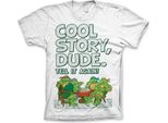 Tmnt - Maglietta Cool Story Dude - X-Large - Bianco