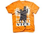 Maglietta Miami Vice Silhouettes - X-Large - Arancione