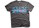 Maglietta Miami Vice Con Logo Distressed - Xx-Large - Grigio Scuro
