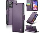Custodia Galaxy A23, Custodia In Pelle Con Funzione Stand Per Samsung Galaxy A23 5G/4G Viola