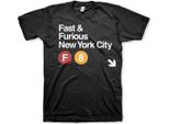 Maglietta Fast & Furious Nyc - X-Large - Nero