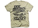 Maglietta Doc Brown Time Travel Agency - Medium - Khaki