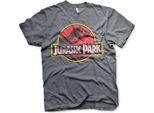 Maglietta Jurassic Park Con Logo Distressed - Medium - Dark-Heather