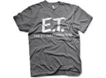 Maglietta E.T. Extra-Terrestrial Logo Distressed - Media - Grigio Scuro