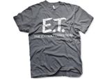 Maglietta E.T. Extra-Terrestrial Logo Distressed - Medium - Dark-Heather