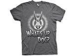 Looney Tunes - Maglietta "What's Up, Doc"" - Piccola - Grigio Scuro"