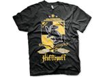 Harry Potter - Maglietta Hufflepuff - Grande - Nero