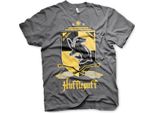 Harry Potter - Maglietta Hufflepuff - Media - Grigio Scuro