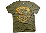 Harry Potter - Maglietta Con Stemma Di Hogwarts - Xx-Large - Oliva