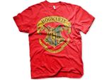 Harry Potter - Maglietta Con Stemma Di Hogwarts - Grande - Rosso