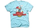 Maglietta Woody Woodpecker Classic Logo - Xx-Large - Skyblue